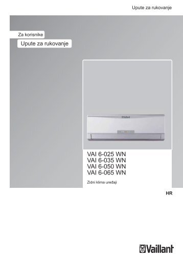 Upute za rukovanje VAI6 mono.pdf - Vaillant