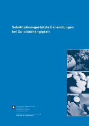 SubstitutionsgestÃ¼tzte Behandlungen bei OpioidabhÃ¤ngigkeit