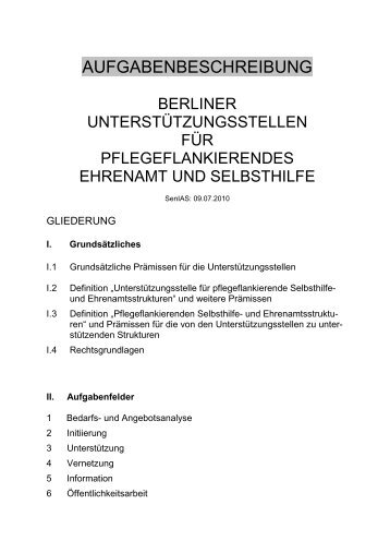 Aufgabenbeschreibung Struktur 45d - Engagementwerkstatt