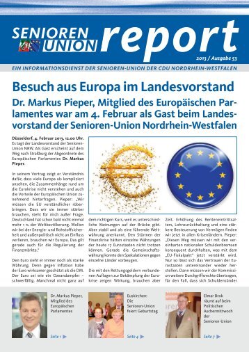 Die komplette Ausgabe Nr. 53 des Senioren-Union Reports kÃ¶nnen ...