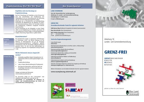 GRENZ-FREI - Regionalmanagement Graz & Graz-Umgebung