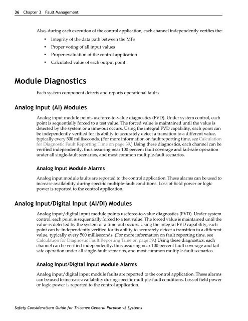 Safety Considerations Guide for Triconex General ... - ICEWeb