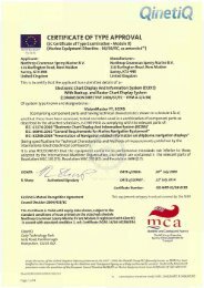 Certificate of Type Approval - Sperry Marine