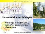 10 Jahre Privatwetterstation Gera-Tinz - alexander-joerk.de