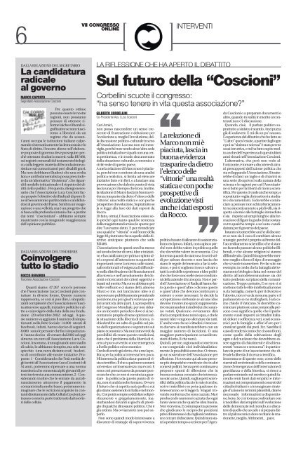 e - Associazione Luca Coscioni