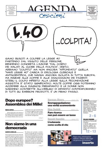 L.40 ...Colpita! - Associazione Luca Coscioni