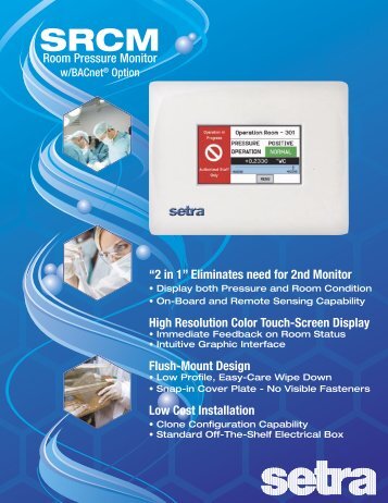 Model SRCM Data Sheet - Setra