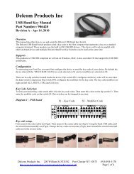 USB Hand Key Button Manual. - Delcom Products Inc.