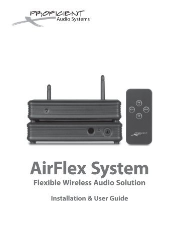 airflex system applications - Proficient Audio Systems