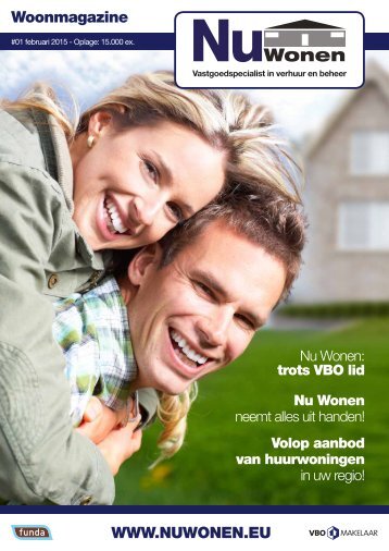 Nu Wonen Magazine, regio Zuid-Nederland uitgave #1