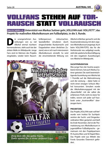 „GOGO“ NIMMT FAHRT AUF! - FK Austria Wien