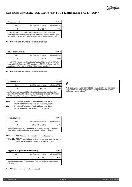 ECL Comfort 210/310, A247/A347 Installation Guide