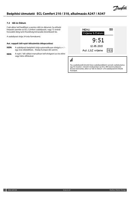 ECL Comfort 210/310, A247/A347 Installation Guide