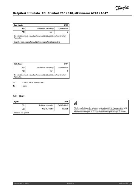 ECL Comfort 210/310, A247/A347 Installation Guide