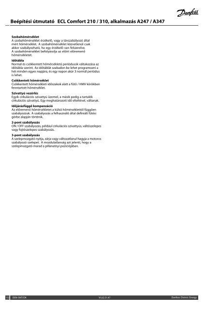 ECL Comfort 210/310, A247/A347 Installation Guide