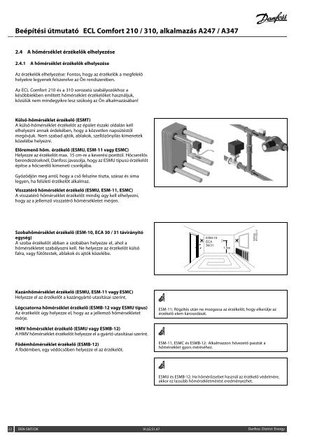 ECL Comfort 210/310, A247/A347 Installation Guide