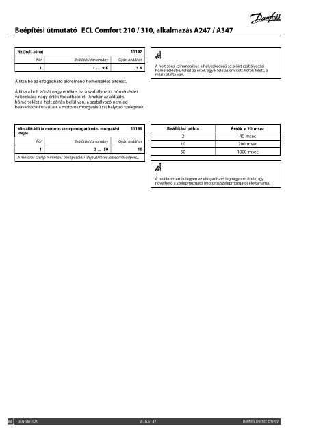 ECL Comfort 210/310, A247/A347 Installation Guide