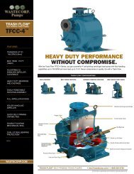 TFCC-4 Specs - Wastecorp Pumps