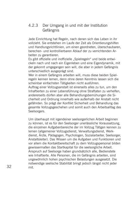 Seelsorge im Gefängnis - Kath. Gefängnisseelsorge