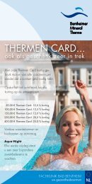 THERMEN CARD... - Fachklinik Bad Bentheim