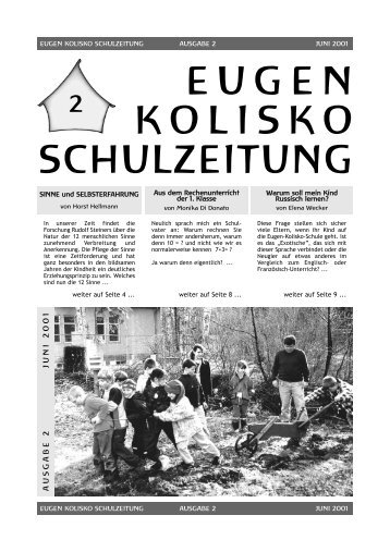 EUGEN KOLISKO SCHULZEITUNG