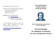 Klinikum der Johann Wolfgang - Klinik fÃ¼r Psychiatrie ...