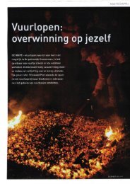 Vuurlopen: overwinning op jezelf