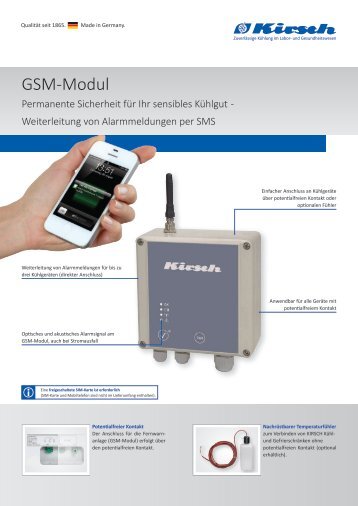 GSM-Modul Produktbeschreibung - Kirsch