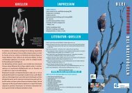 Bleivergiftungen von Greifvögeln Download als pdf