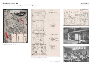 Exkursion Basel Wohnkolonie Eglisee, 1930