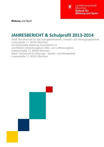 JAHRESBERICHT & Schulprofil 2013-2014