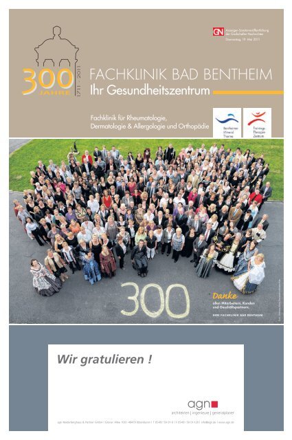 SV 300 Jahre Kurklinik1.QXP - Fachklinik Bad Bentheim