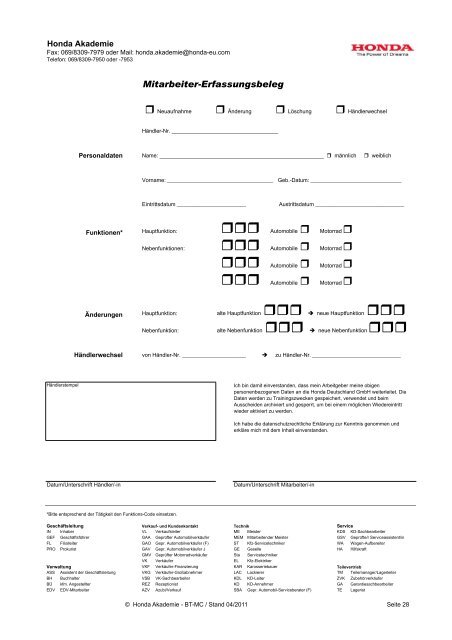 MC Schulungsprogramm Business 03-11.indd - Honda