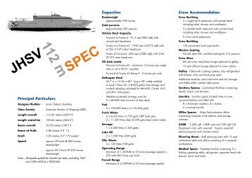 JHSV 112 m SPEC - Incat