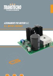 azionamenti per motori ccdc motor controls - Chain and Drives ...