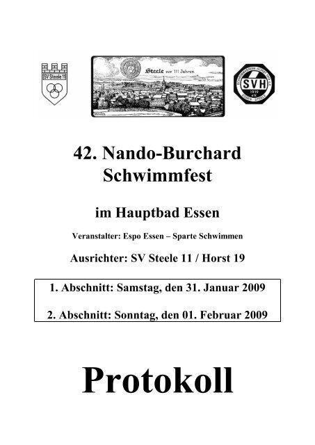 42. Nando-Burchard Schwimmfest - Schwimmverein Horst 1919 e.V.