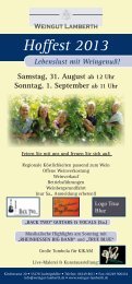 Download Flyer hier - weingut : lamberth