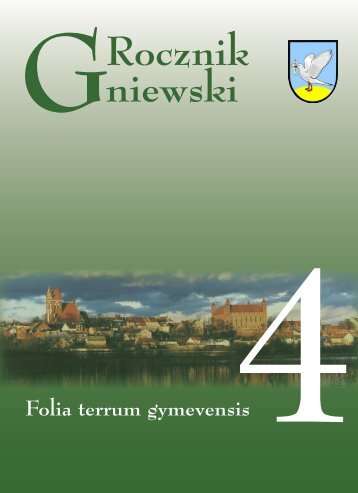 Rocznik Gniewski 4.indd - Biblioteka Gniew