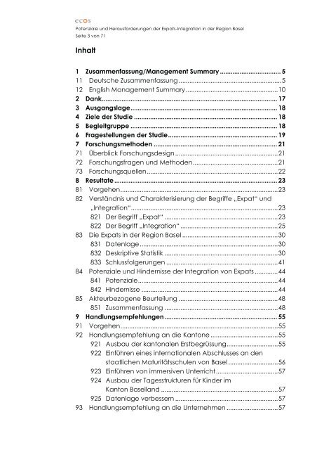 Studie - ecos