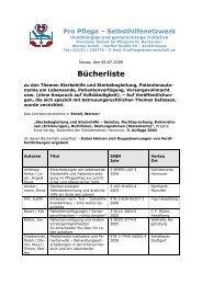 BÃƒÂ¼cherliste - Institut fÃƒÂ¼r Pflegerecht und Gesundheitswesen