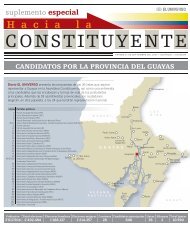 CANDIDATOS POR LA PROVINCIA DEL GUAYAS