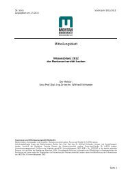 Wissensbilanz 2012 der MUL.pdf - MontanuniversitÃ¤t Leoben