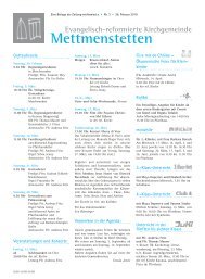 03-mettmenstetten pdf, Gemeindeseite reformiert, Nr. 3 MÃ¤rz 2010