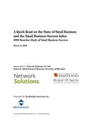 A Quick Read on the State of Small Business and the Small ...