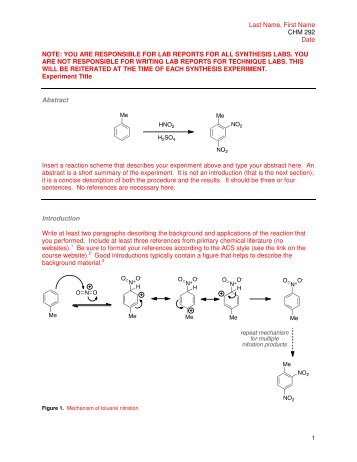 Lab Report Template