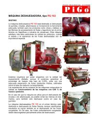 MÃQUINA DESHUESADORA, tipo PG 103 - PIGO