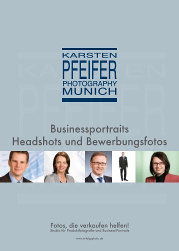 Businessportraits, Headshots und Bewerbungsfotos von PFEIFER PHOTOGRAPHY