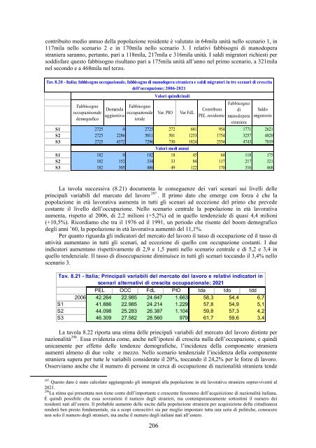 Il futuro demografico dell'Italia - Dipartimento di Economia politica