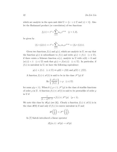 Certain Convolution Properties of Multivalent Analytic Functions ...