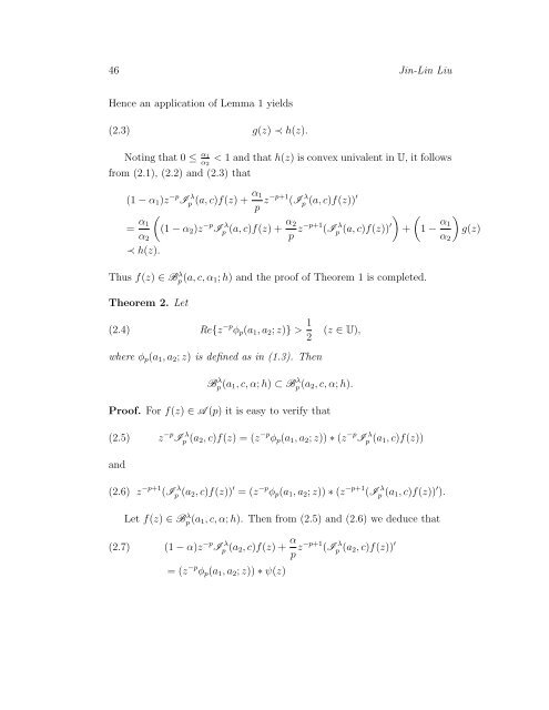 Certain Convolution Properties of Multivalent Analytic Functions ...